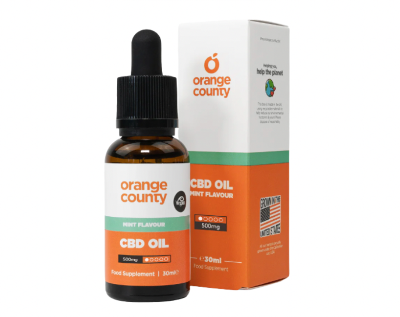 Orange County Mint CBD Oil 500mg Broad-Spectrum (30ml)