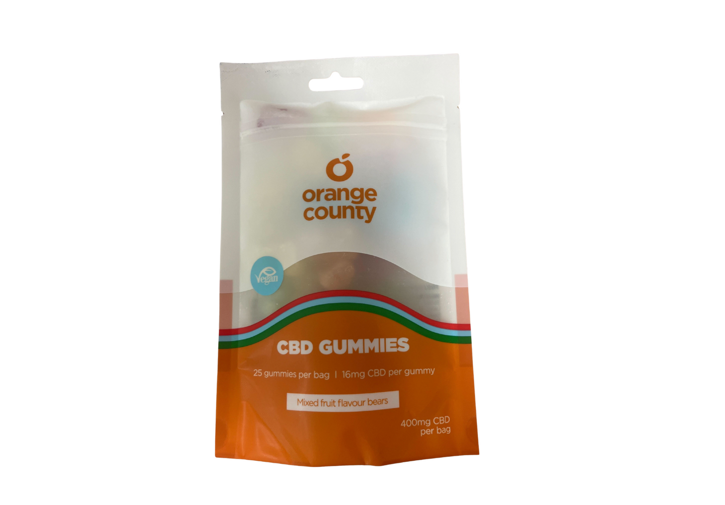 Orange County CBD Gummy Bears 400mg mix flavour 25pcs