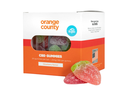 Orange County CBD Gummy Strawberries 400mg 20pcs