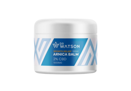 Dr Watson UK CBD Sports Relief Arnica Balm 1000mg (2% CBD) 50ml