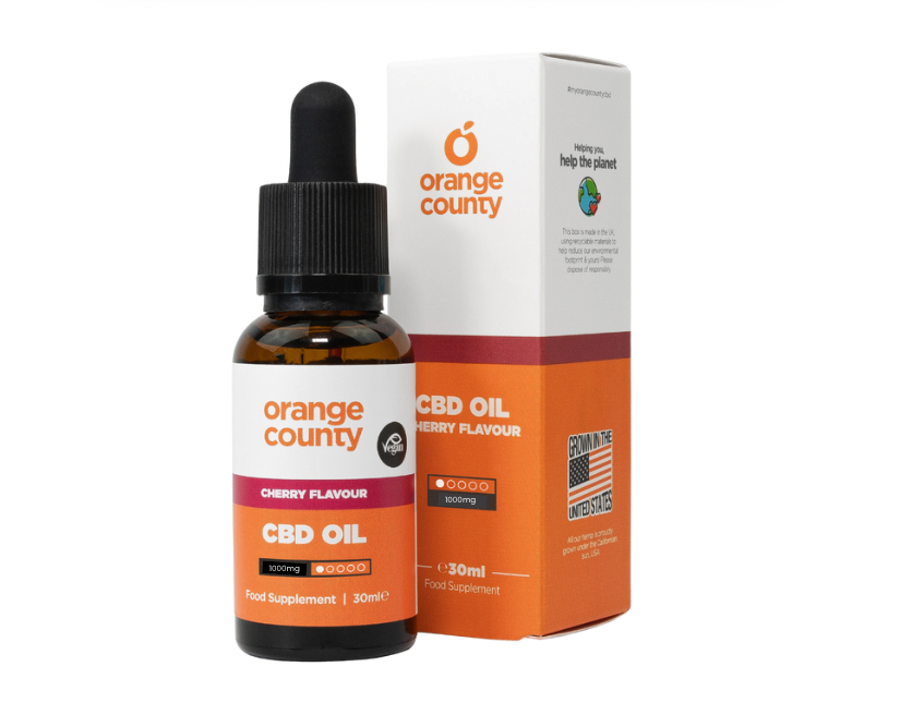 Orange County Cherry CBD Oil 1000mg Broad-Spectrum (30ml)