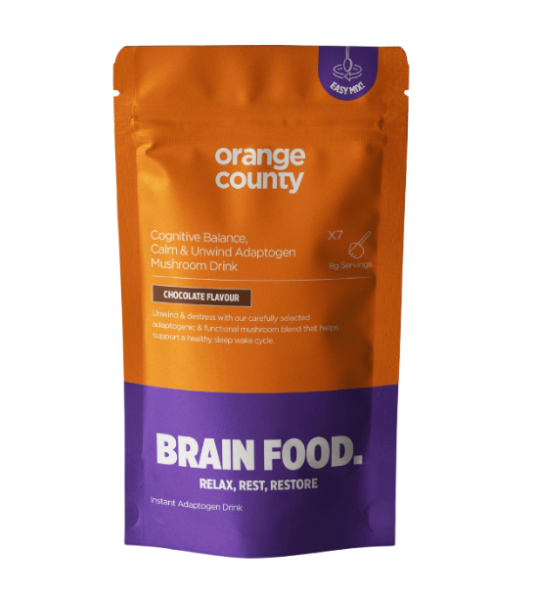 Orange County (Sample Size) Calm & Unwind Adaptogen BRAIN FOOD. Mushroom Drink | Chocolate Flavoured
