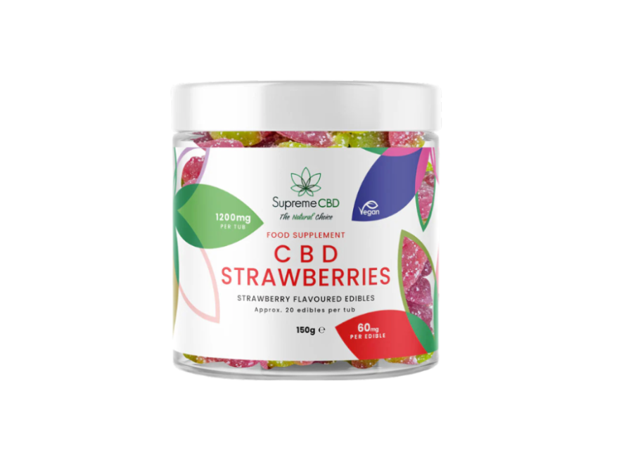 Supreme CBD - CBD Gummy Strawberries (1200mg)