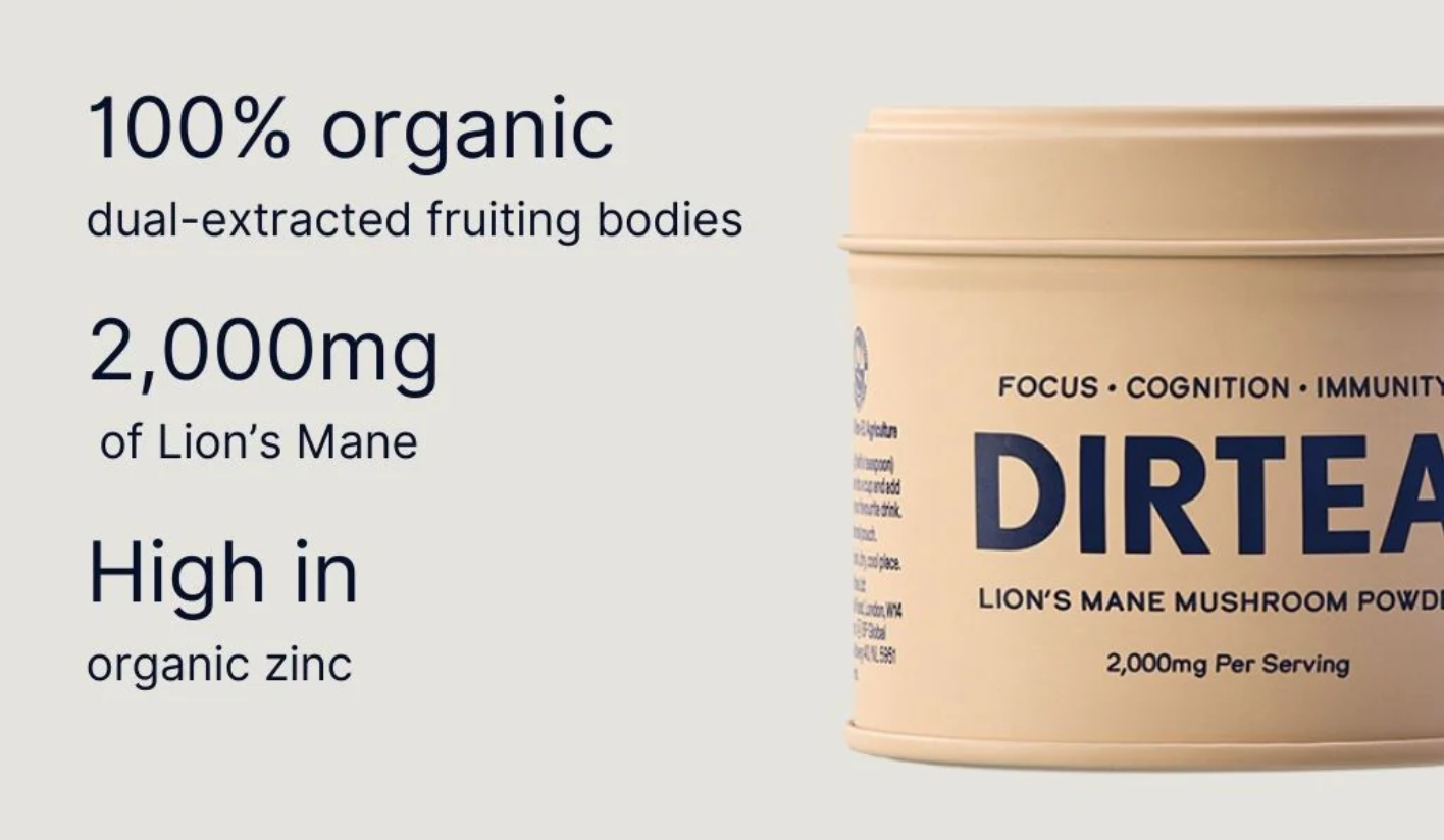 DIRTEA Focus Powder - Focus, cognition, immunity - 30 servings