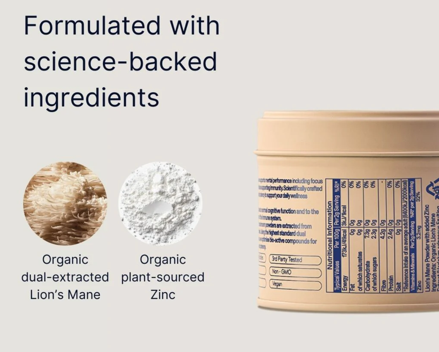 DIRTEA Focus Powder - Focus, cognition, immunity - 30 servings