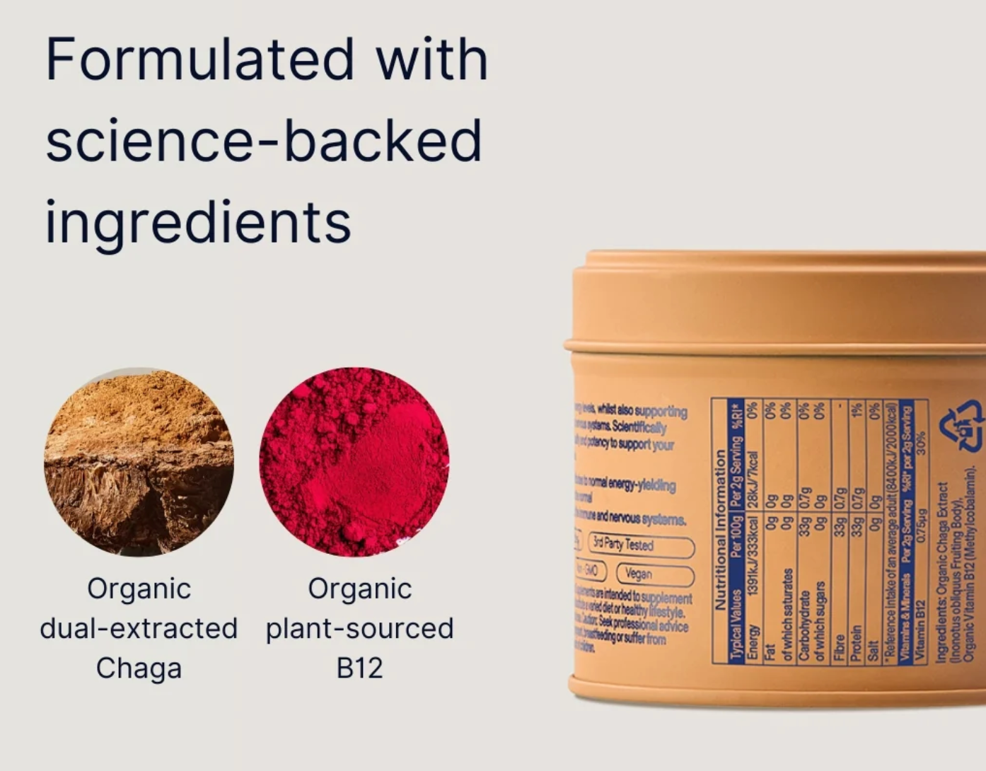 DIRTEA Immunity Powder - Energy, defence, immunity - 30 servings