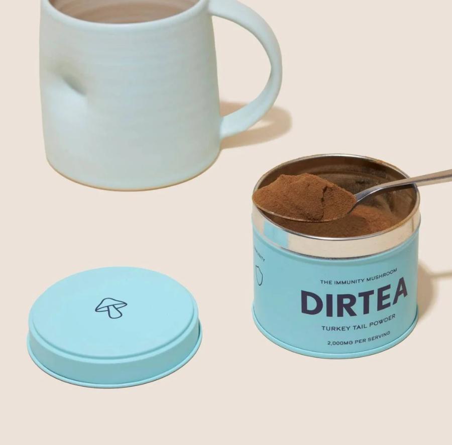 DIRTEA Pure Powders Immunity Turkey Tail Mushroom Powder - 30 servings