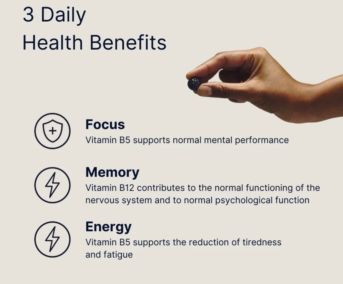 DIRTEA Focus Gummies - Focus, memory, cognition 60pcs