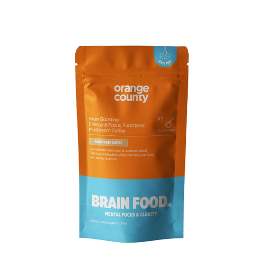 Orange County (Sample Size) Focus & Energy BRAIN FOOD | Mushroom Coffee Supplement