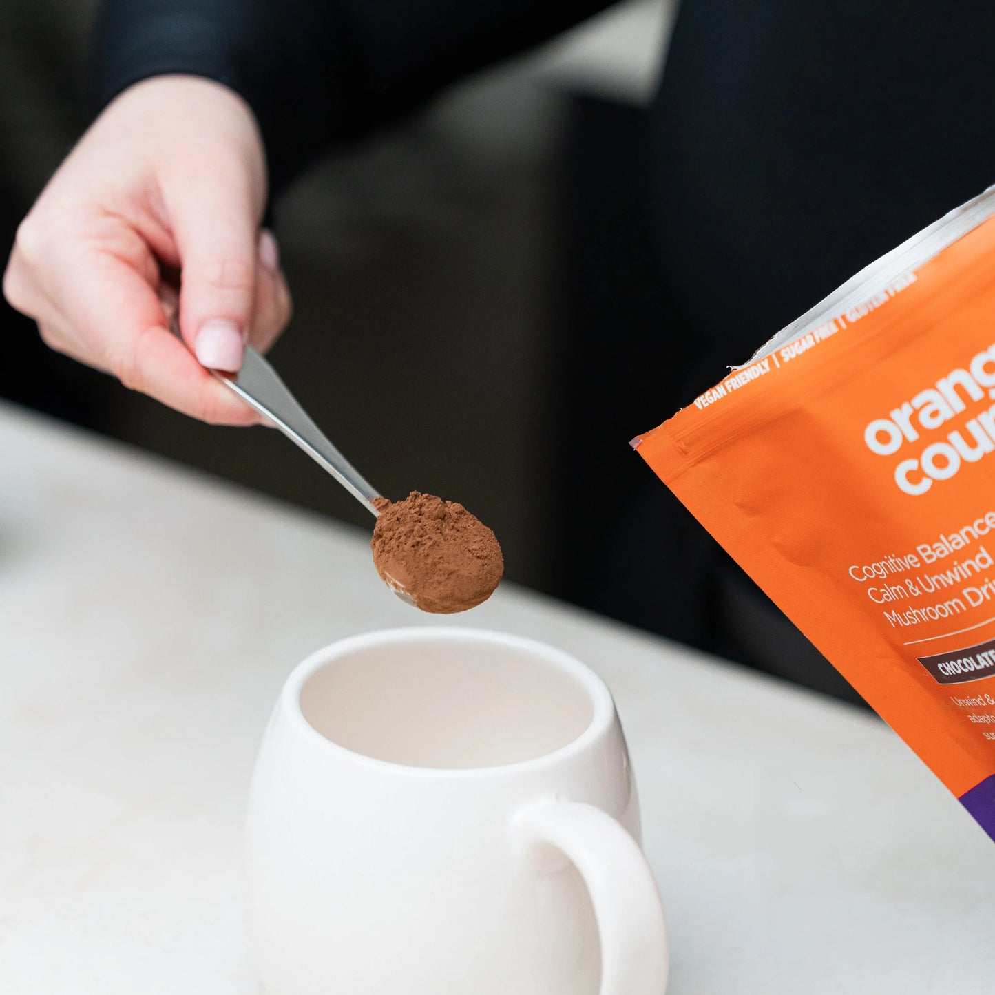 Orange County (Sample Size) Calm & Unwind Adaptogen BRAIN FOOD. Mushroom Drink | Chocolate Flavoured